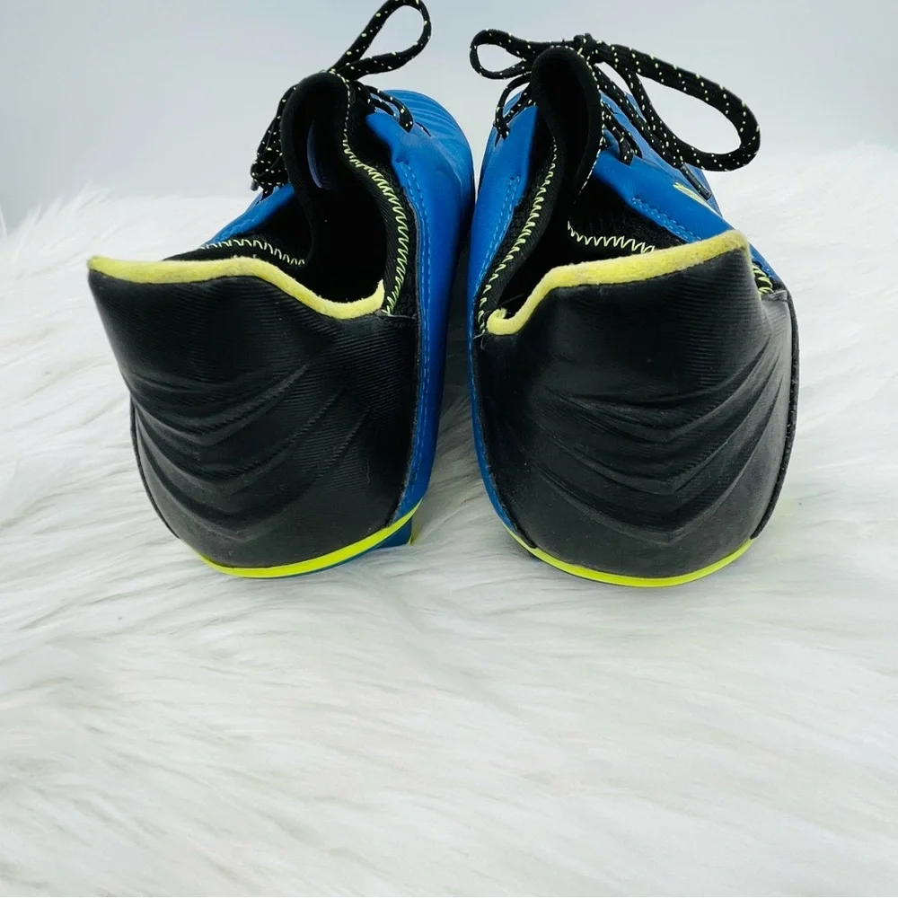 Brava Soccer Cleats Shoes Men's Size 11.5 D Lace Up Blue/Neon